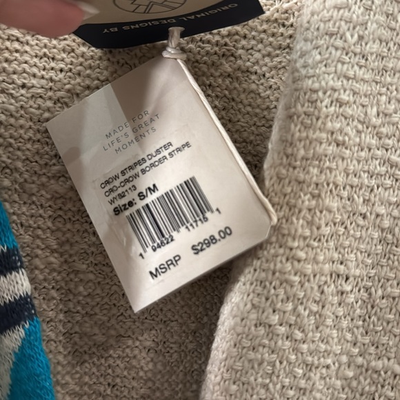 Faherty Crow Stripe Duster NWT - Picture 2 of 5
